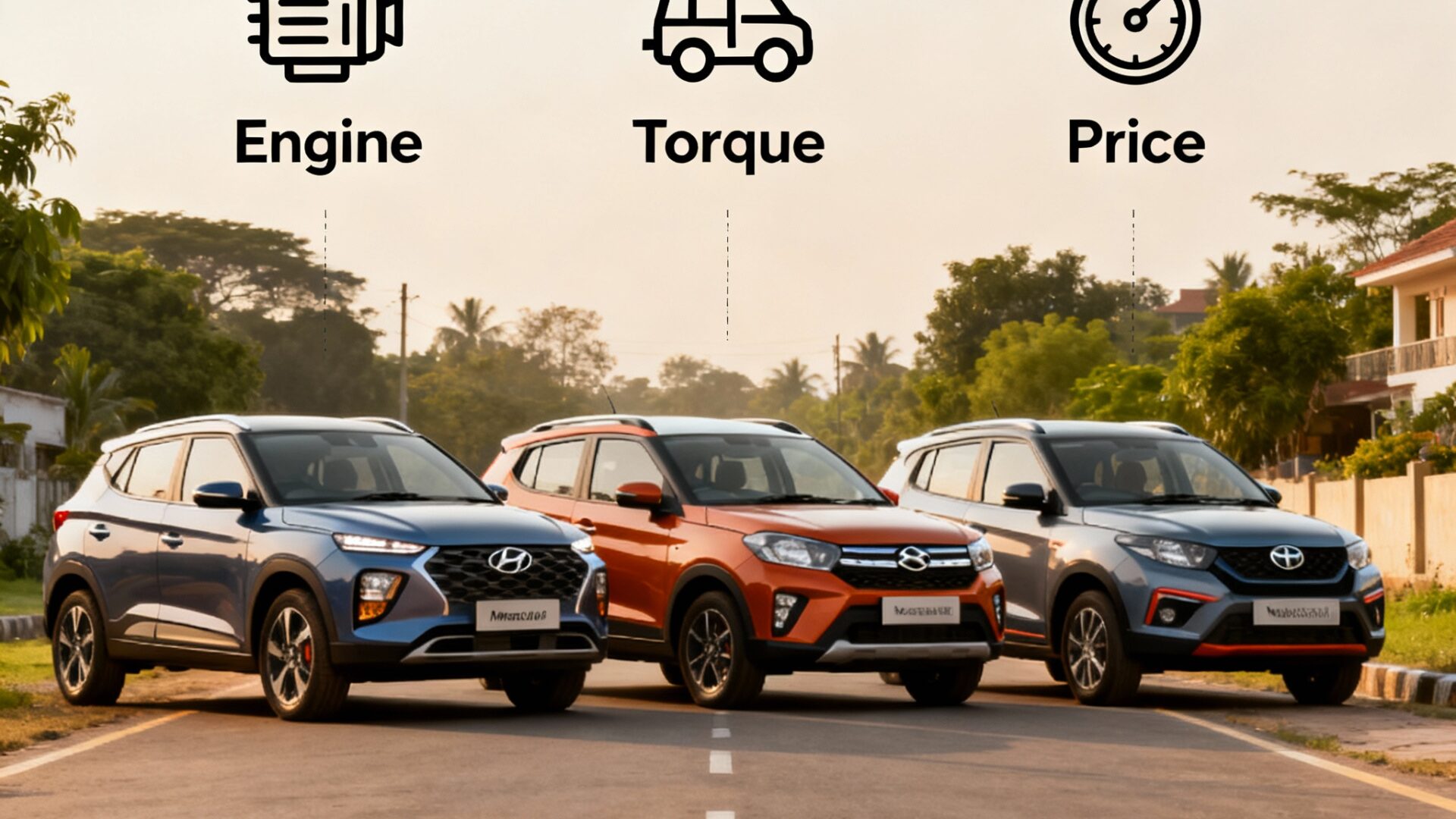 2025 Hyundai Venue Maruti Brezza Tata Nexon