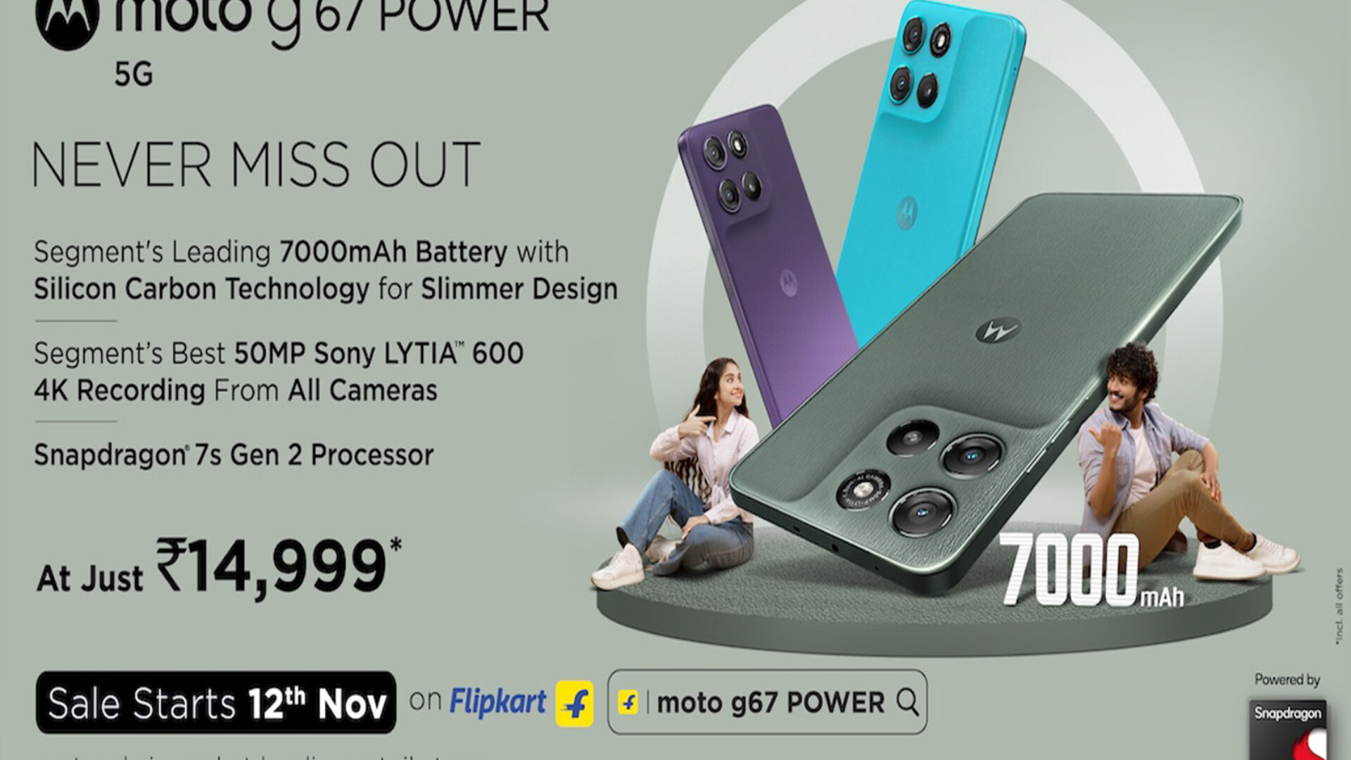 Motorola Moto G67 Power Launched in India